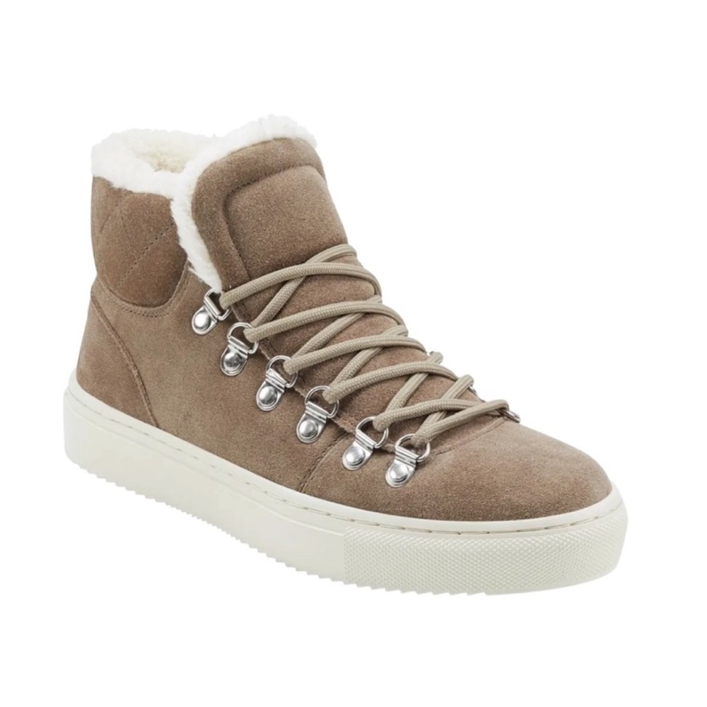 Marc Fisher LTD fur lined sneakers
